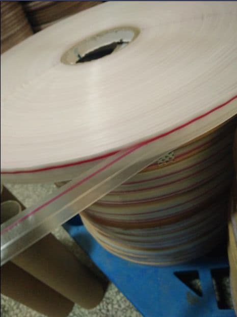 Line Printed Resealable Bag Sealing Tape